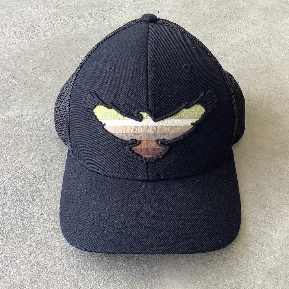 Local crowns eagle embroidered trucker hat